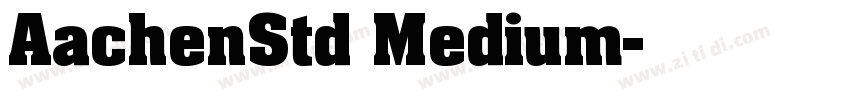 AachenStd Medium字体转换
